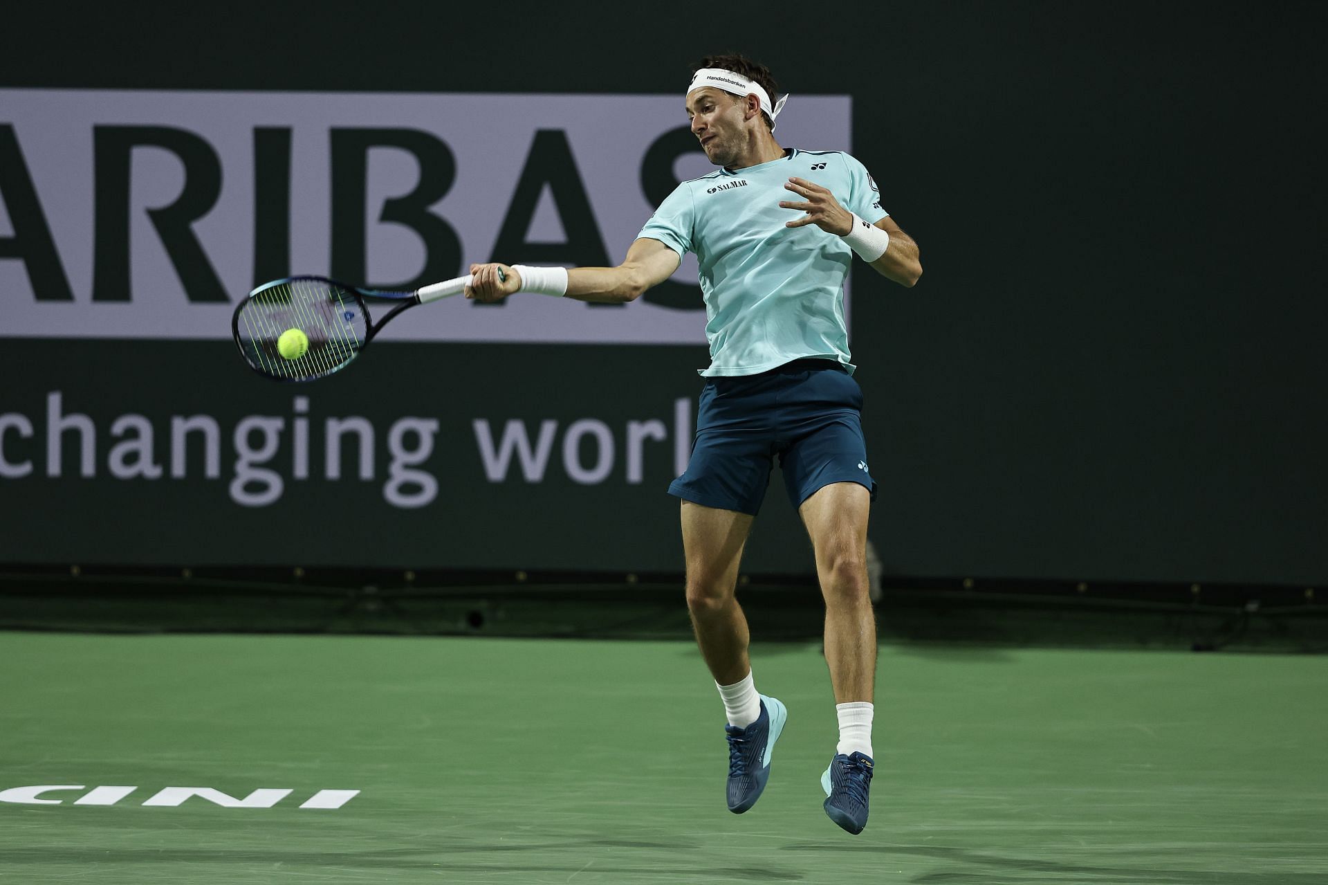 Casper Ruud at the BNP Paribas Open.