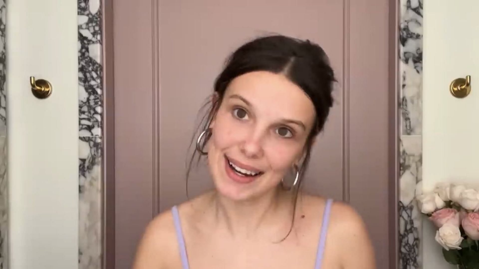 the date night makeup routine of Millie Bobby Brown 