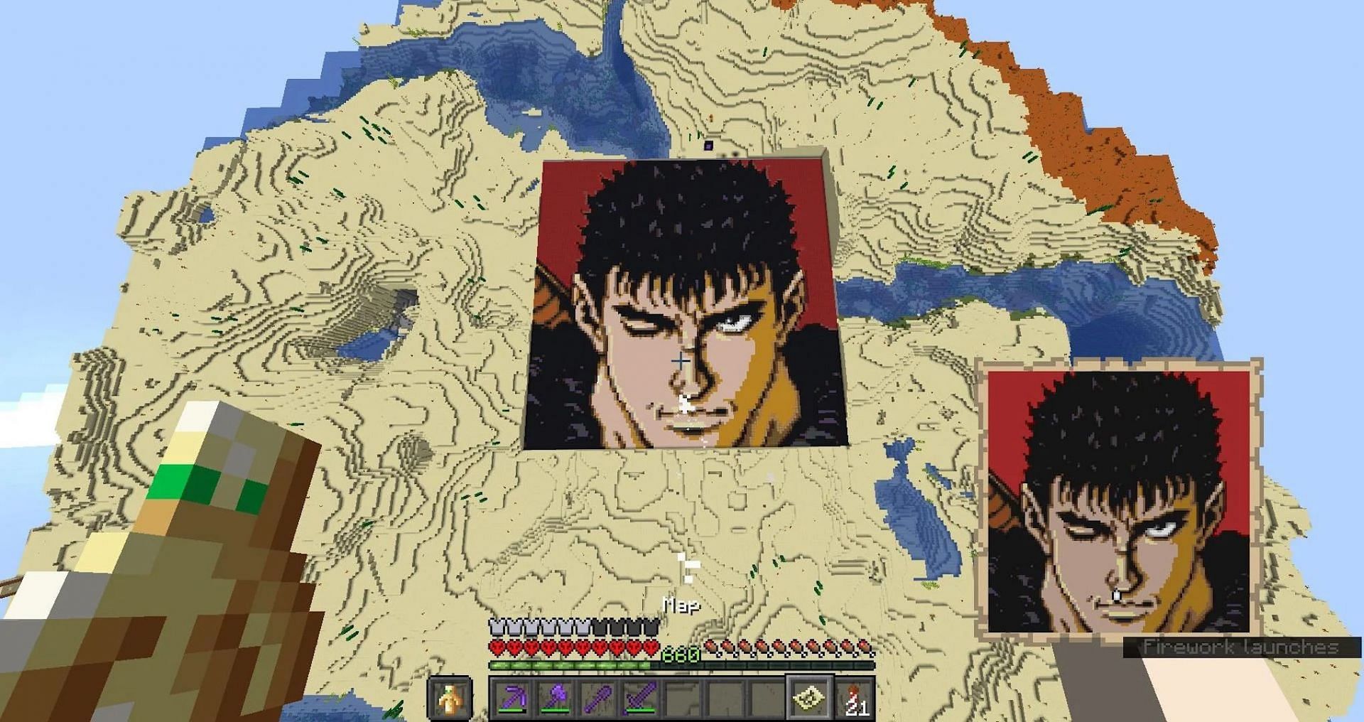 There are almost unlimited ways to combine anime and Minecraft (Image via Reddit user u/0ariel)