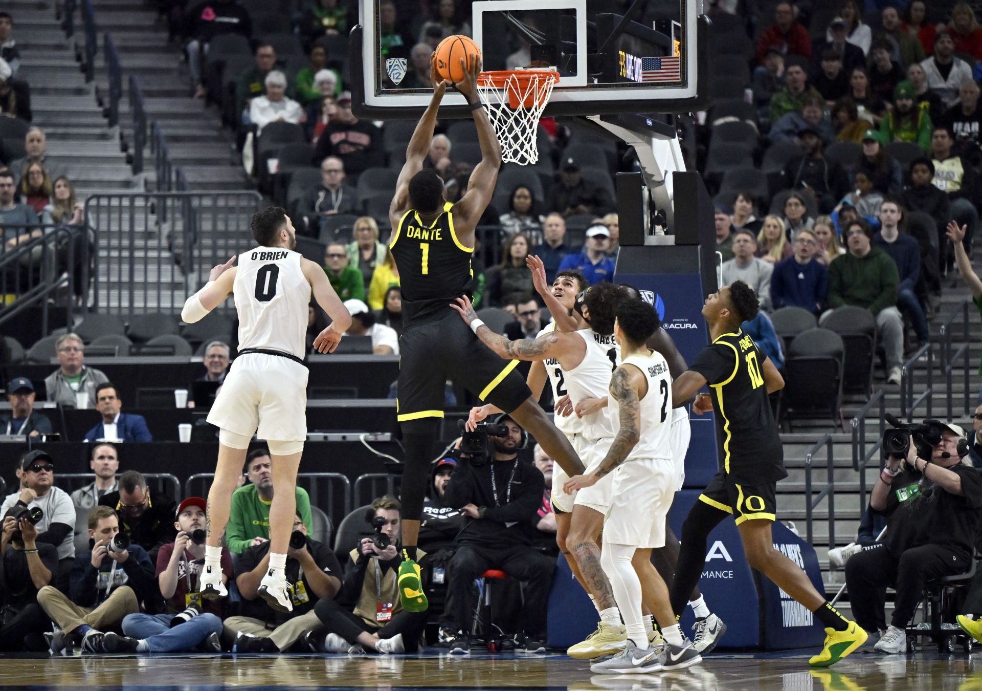 Colorado allowed Oregon center N&#039;Faly Dante to lord over the paint in the Pac-12 Championship. The Buffaloes need a better defensive stance in the paint to stand a chance of winning the NCAA Tournament.