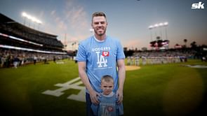 "Both came back home and got to work" - Freddie Freeman's wife Chelsea captures Dodgers star & son Charlie perfecting their swing post tough game day
