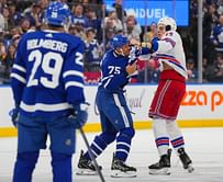 Matt Rempe's big hit on Ilya Lyubushkin sparks comment from Maple Leafs' Keefe