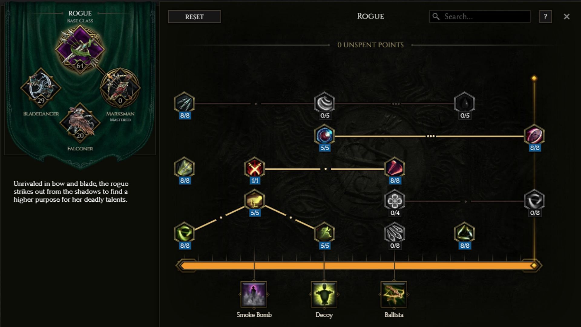 Passive Tree Progression of Lightning Marksman builds in Last Epoch (Image via Eleventh Hour Games)