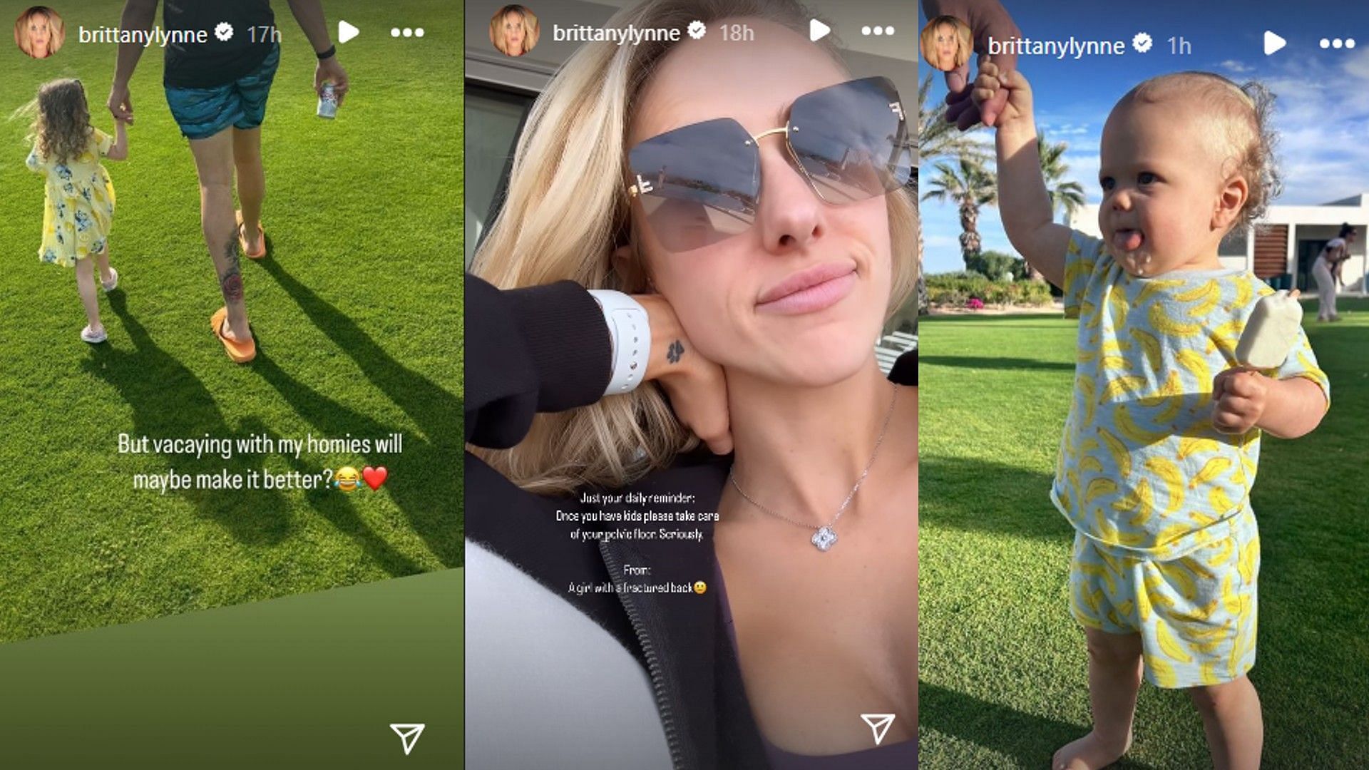 Brittany Mahomes on vacation - Courtesy of Brittany Mahomes on Instagram