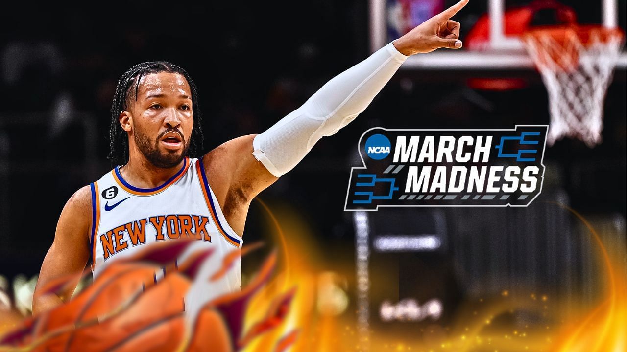 Jalen Brunson gets fans hyped for AT&amp;T March Madness ad with Sabrina Ionescu