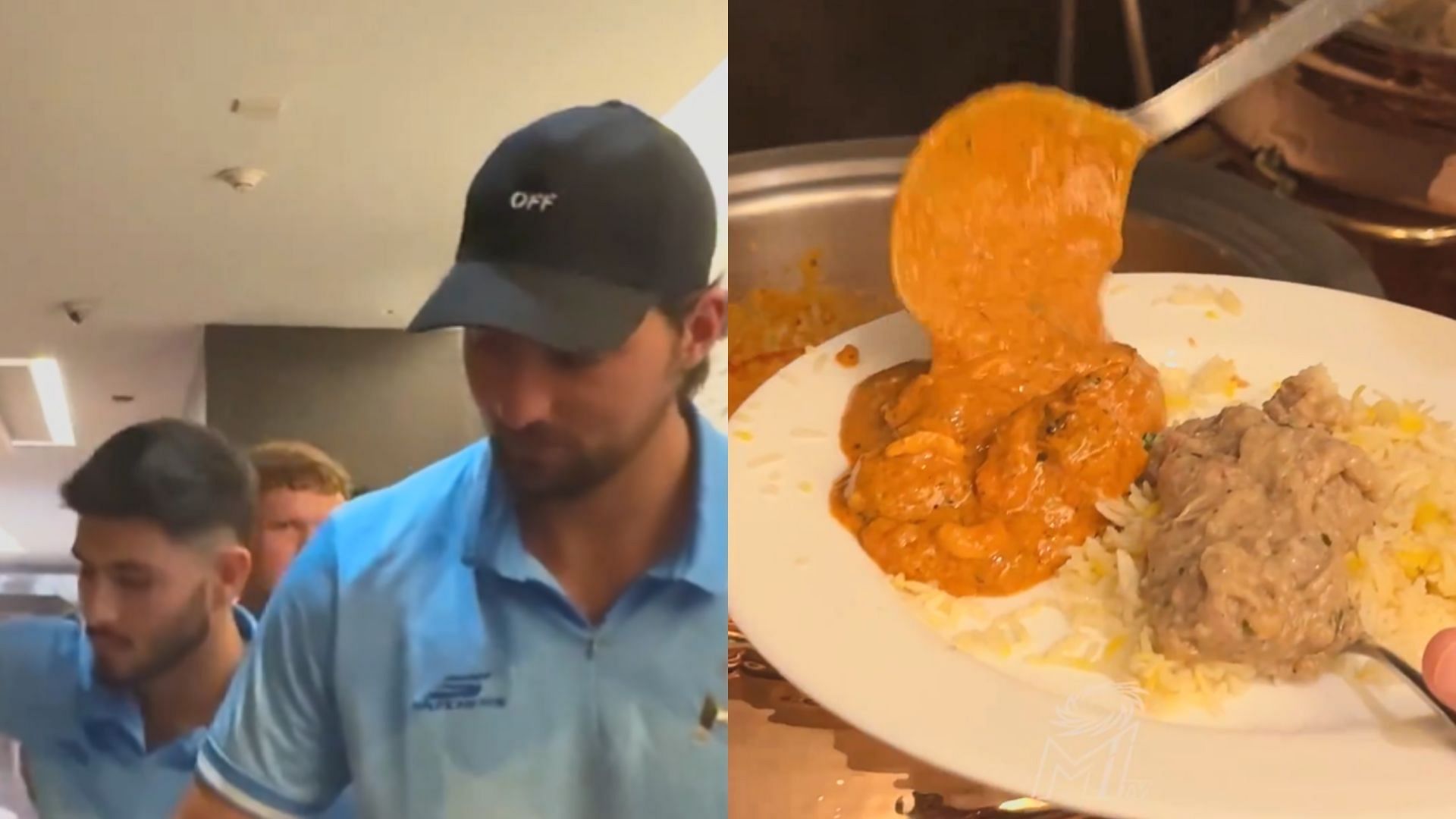 Snippets from MI players trying Hyderabadi cuisine