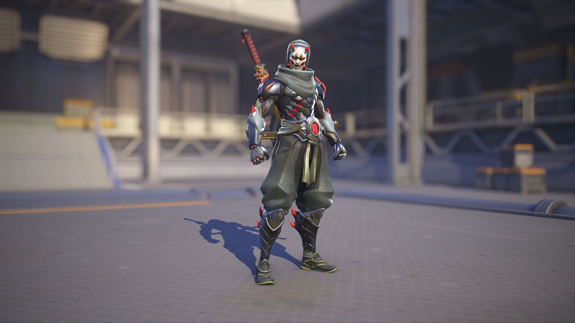 Oni skin as seen in Overwatch 2 (Image via Blizzard Entertainment)