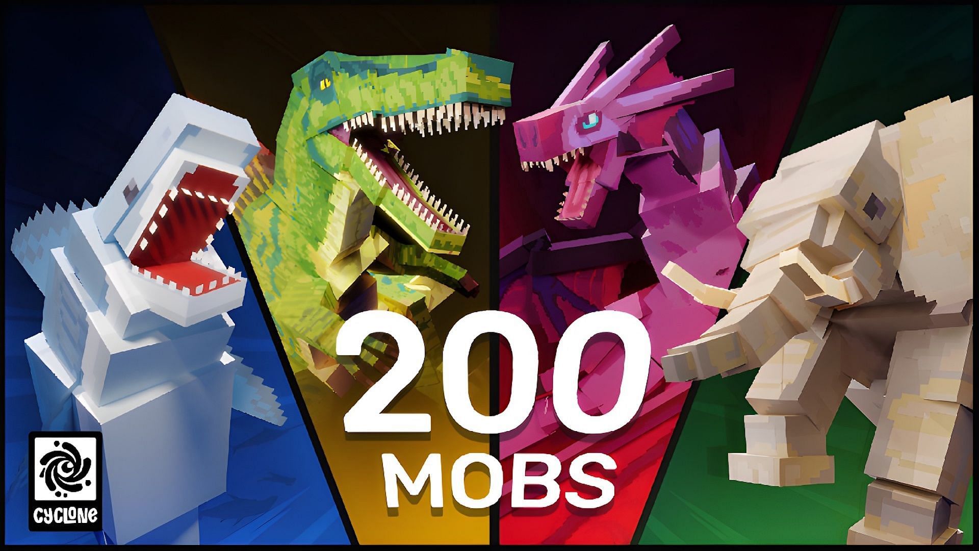 This content pack adds a crazy range of new mobs. (Image via Mojang)