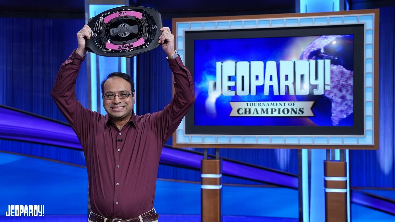 Yogesh Raut, Winner of Jeopardy! Tournament of Champions 2024 (Image via jeopardy.com)