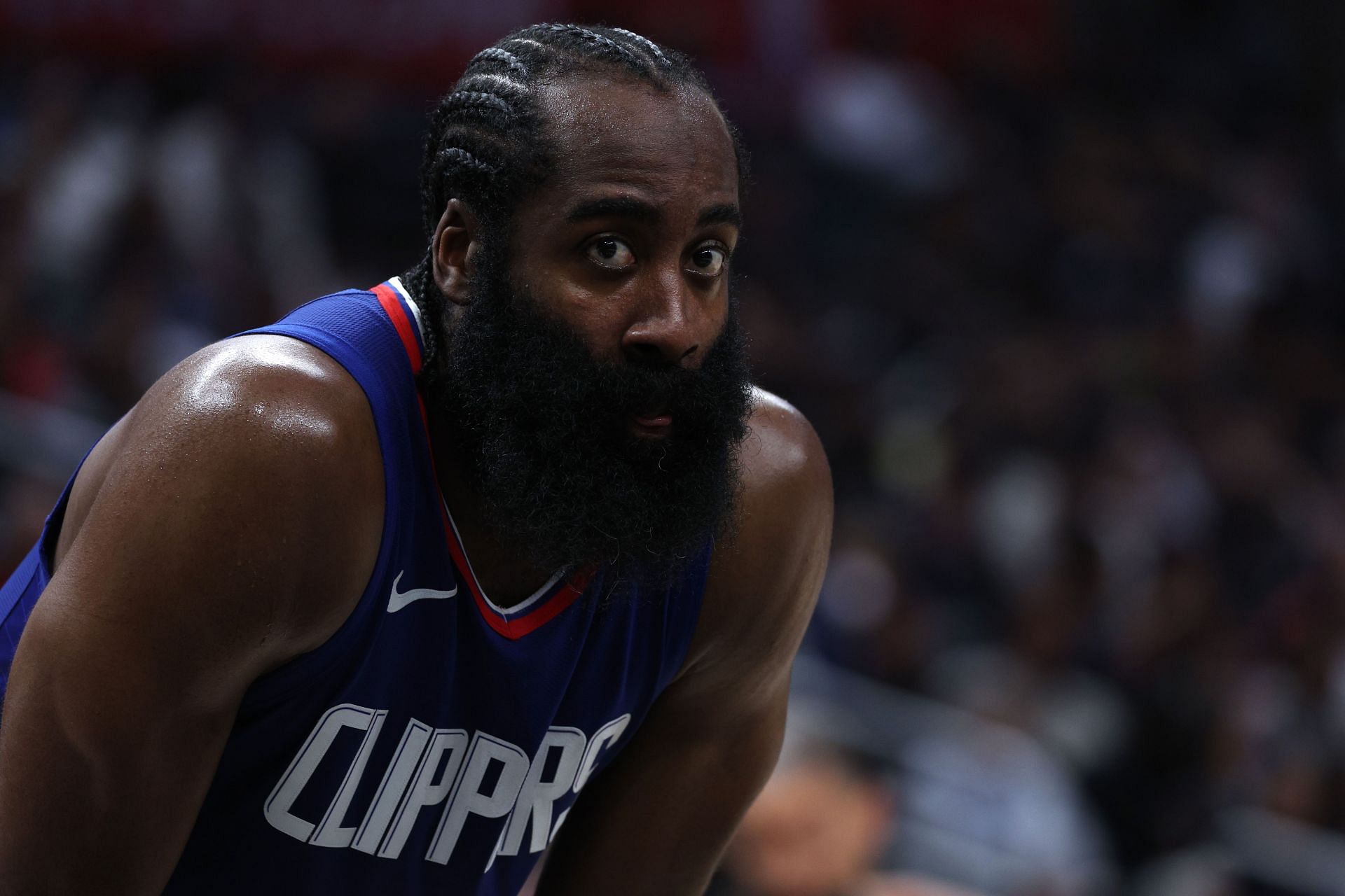 Why did James Harden try to block Kawhi Leonard in Wednesday&#039;s game?