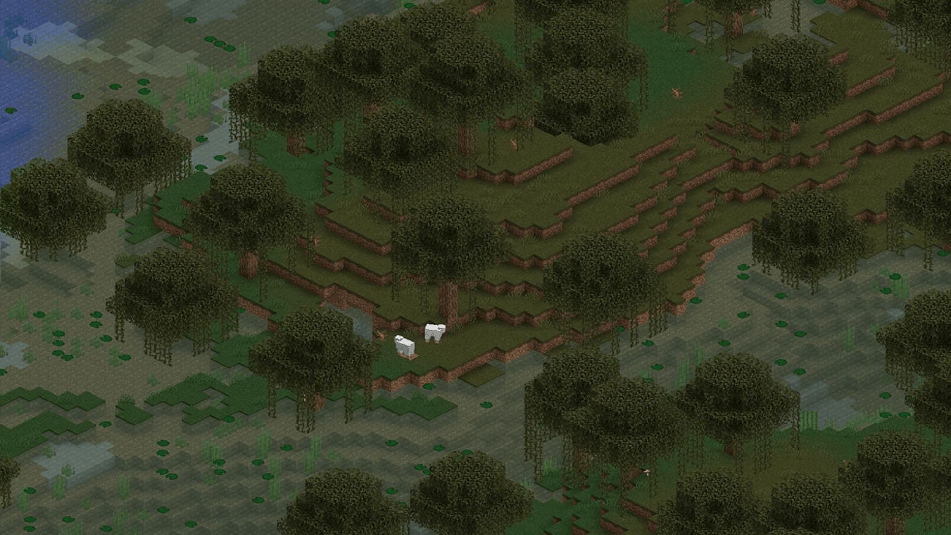Minecraft&#039;s swamps recently got a little more dangerous (Image via Mojang)