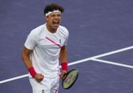 Shelton at the 2024 BNP Paribas Open 2024.