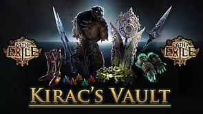 Path of Exile: Kirac Vault Pass rewards for free and premium tracks (Necropolis League)