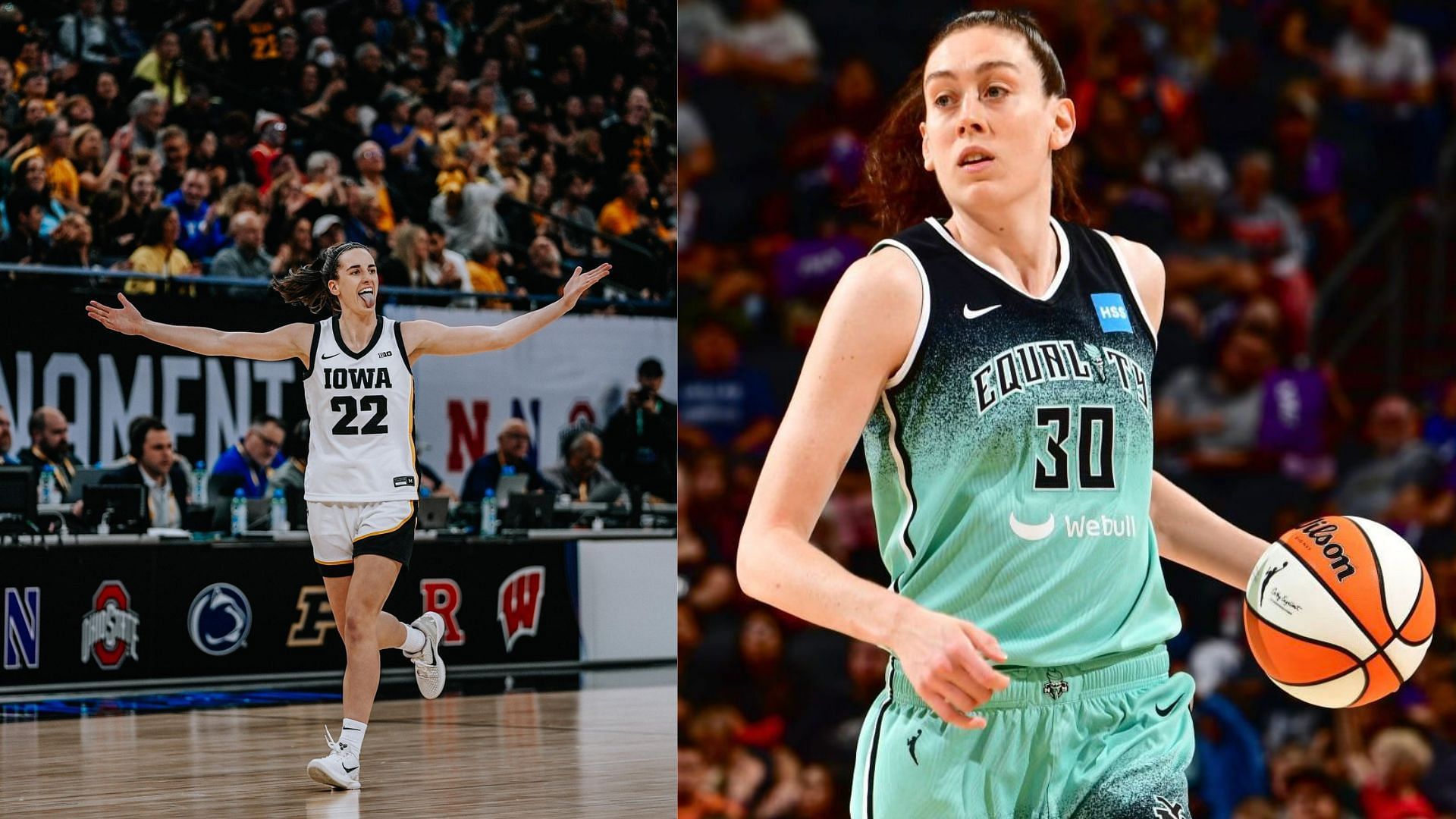 Caitlin Clark and Breanna stewart