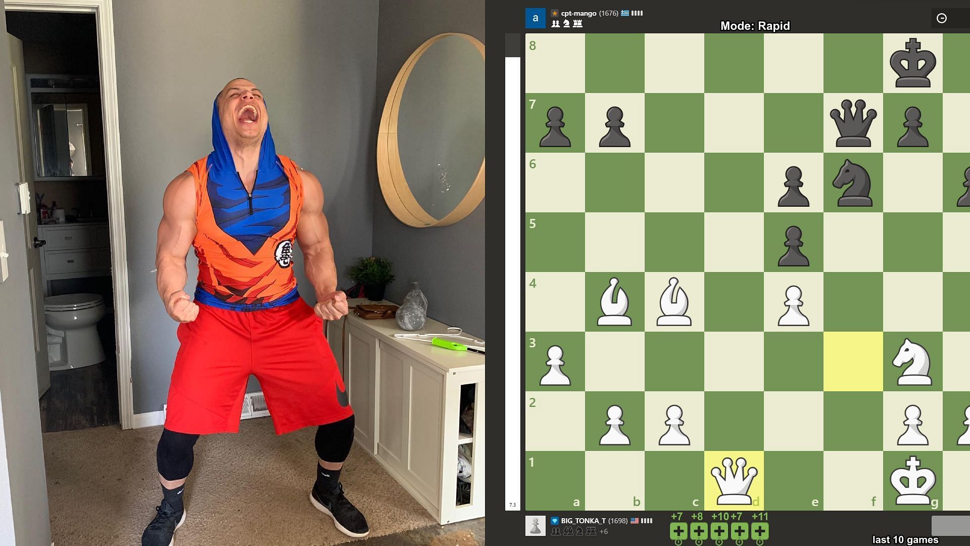 Tyler1 reaches 1700 elo in Rapid Chess (Image via Tyler1/Instagram, Tyler1Tracking/Twitch)