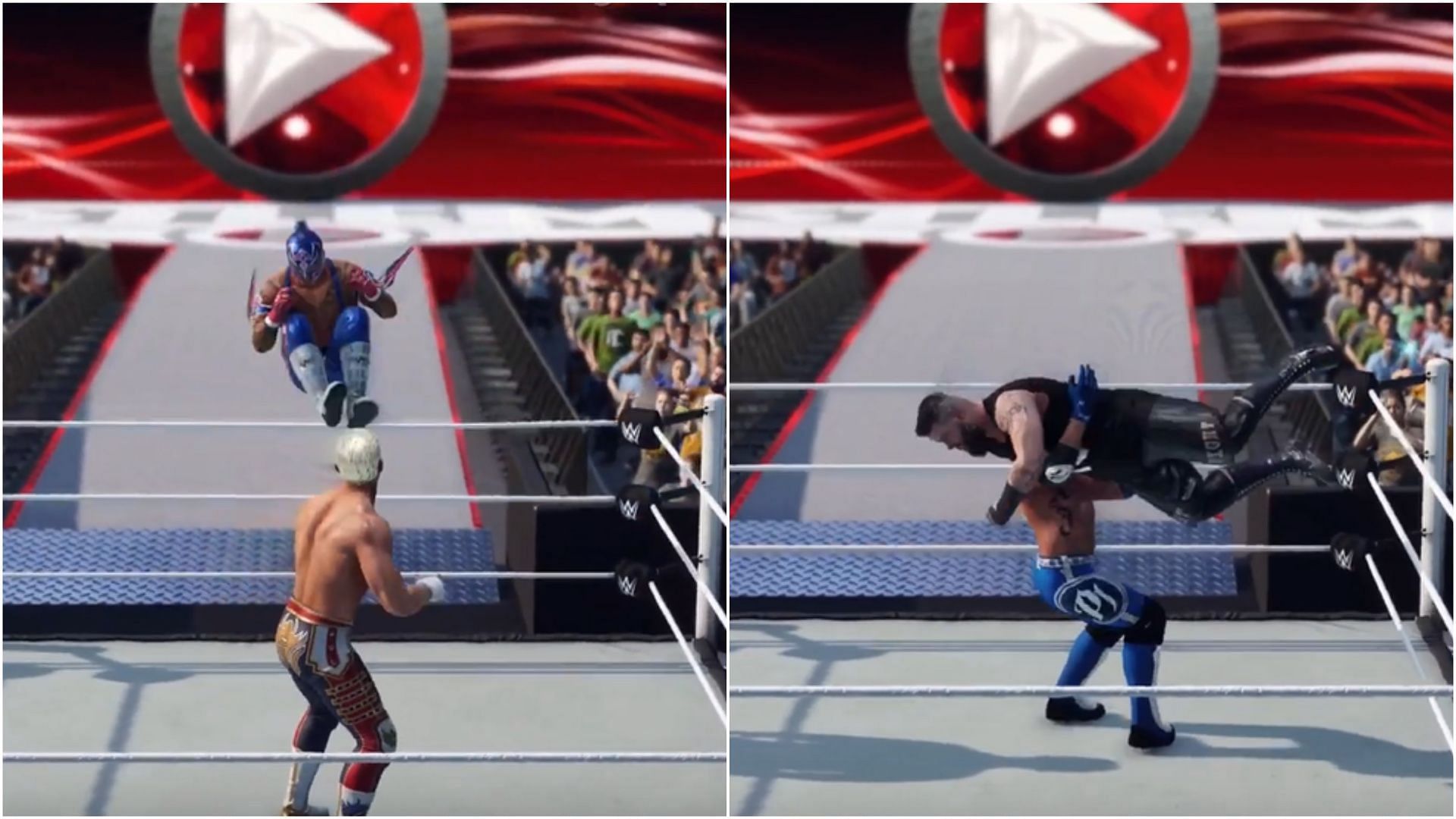 Running Springboard Strike and Grapple (Image via YouTube/ Gaming Fight Club)