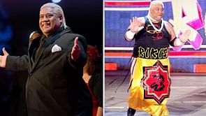 How did Rikishi secretly signal his wife and sons during his WWE entrances?