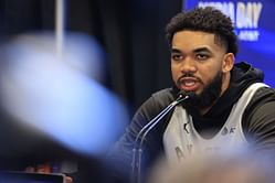 Watch: Karl-Anthony Towns jams-out to rapper BossMan Dlow's 'Get In With Me' is too funny to miss