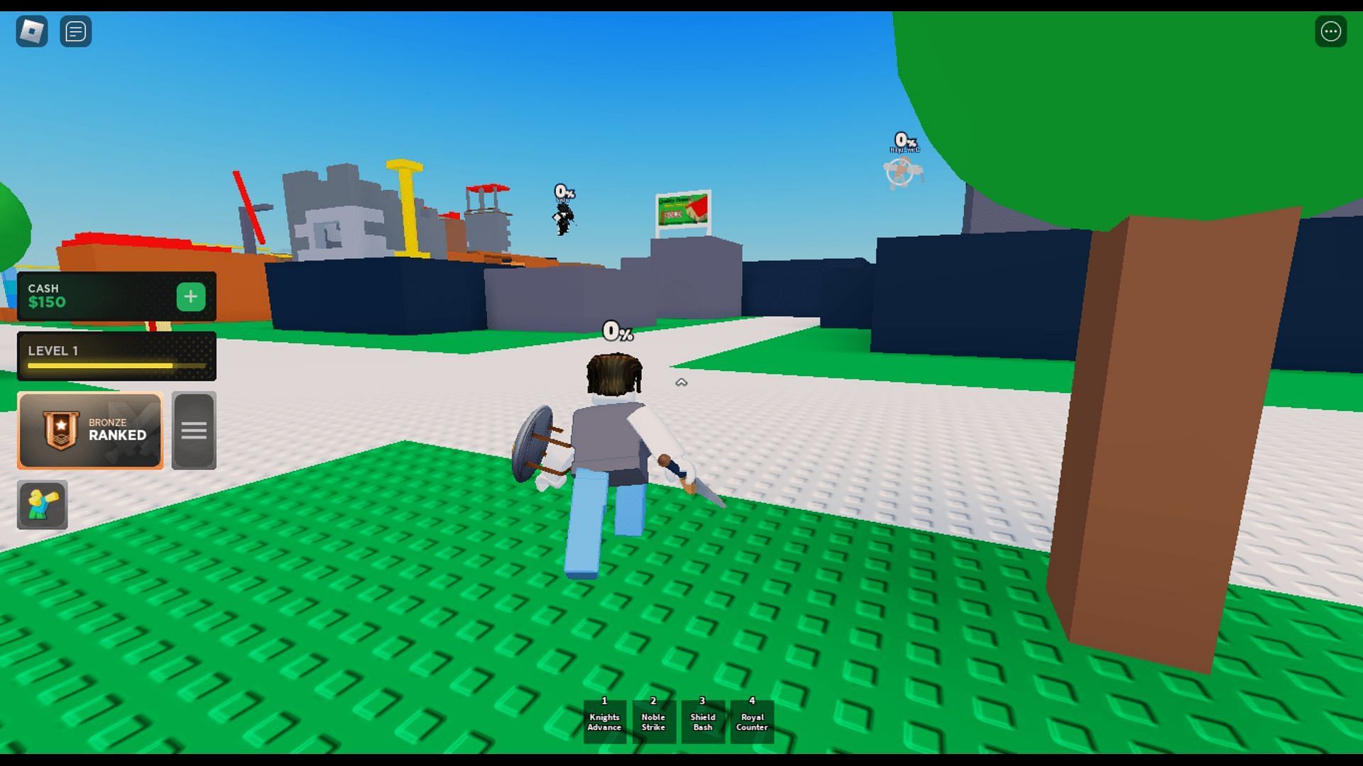 Gameplay screenshot of The Hunt quest in Project Smash (Roblox || Sportskeeda)