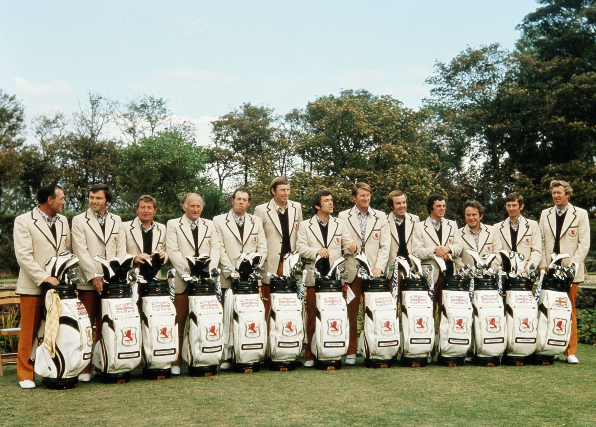 Maurice Bembridge&#039;s European Ryder Cup team from 1973