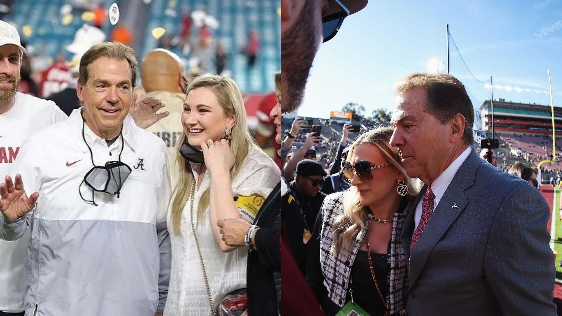 Nick Saban and daughter Kristen Saban