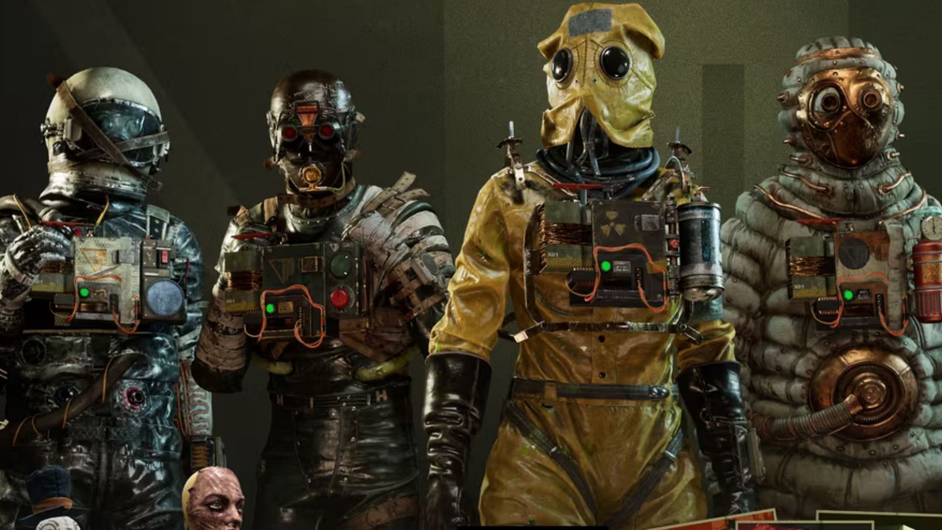 The Reagent Starter Pack DLC provides access to the other four outfits in The Outlast Trials (Image via Red Barrels)