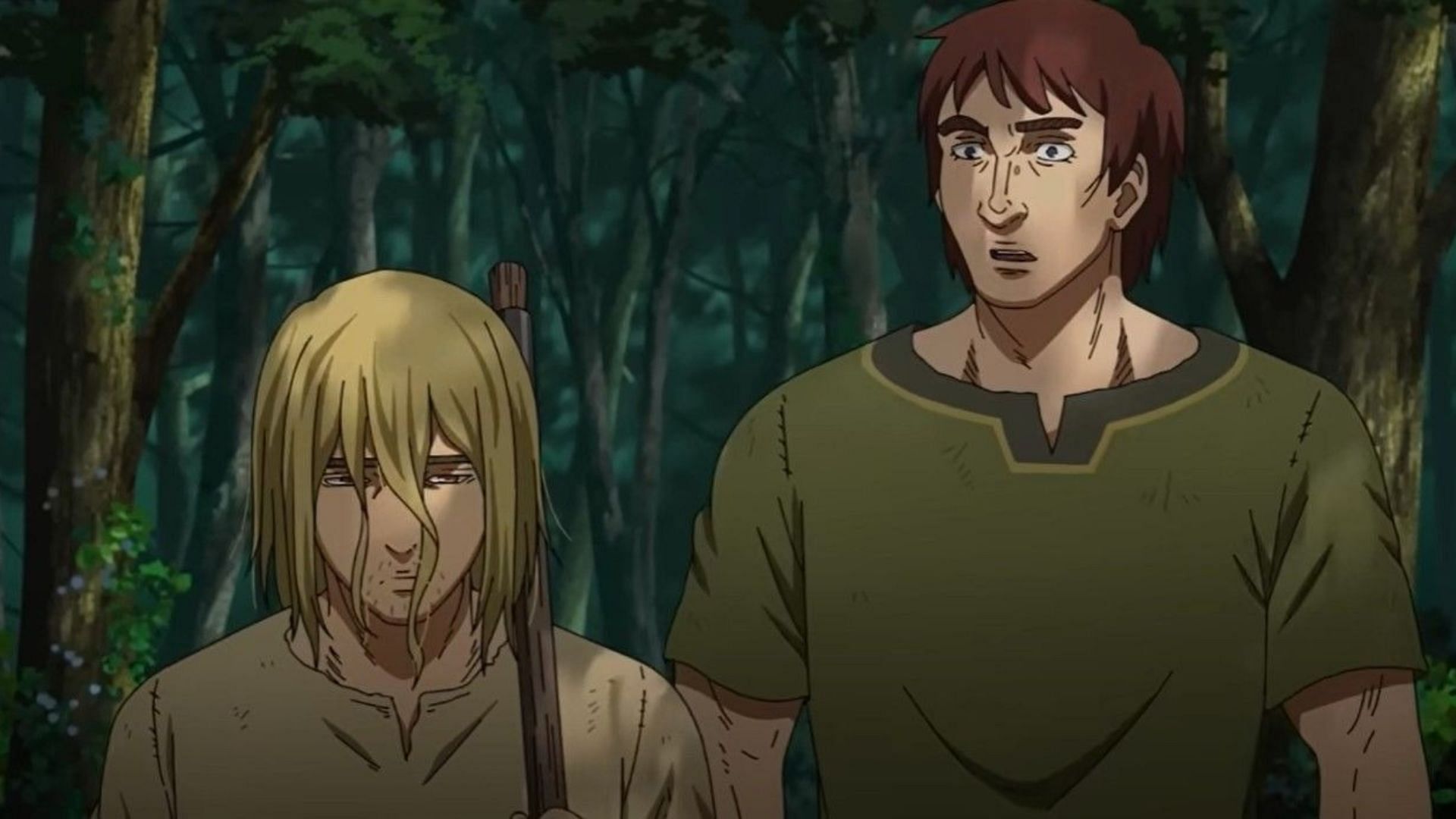 Thorfinn and Einar as seen in Vinland Saga (Image via MAPPA)