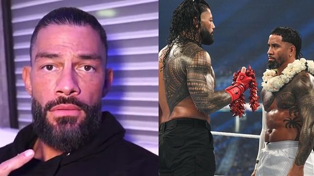 Roman Reigns responds to claim that he has grey hair; blames Jey Uso ...