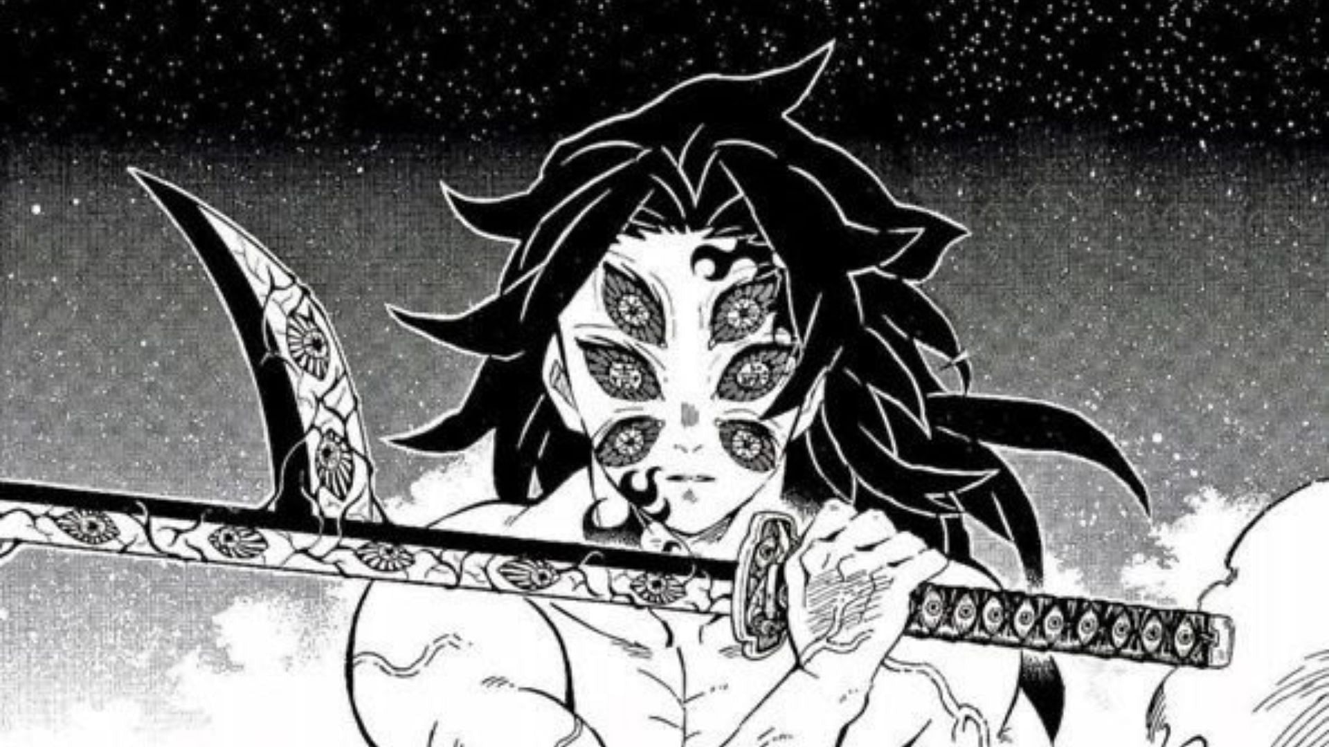 Kokushibo as shown in the manga (Image via Shueisha)