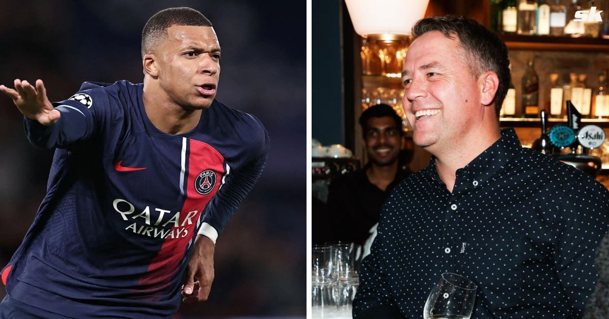 Kylian Mbappe (left) and Michael Owen