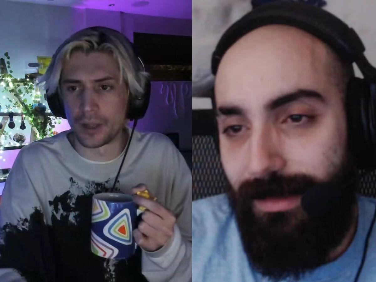 xQc reveals he was messaged by ItsSliker (Image via Twitch/xQc)