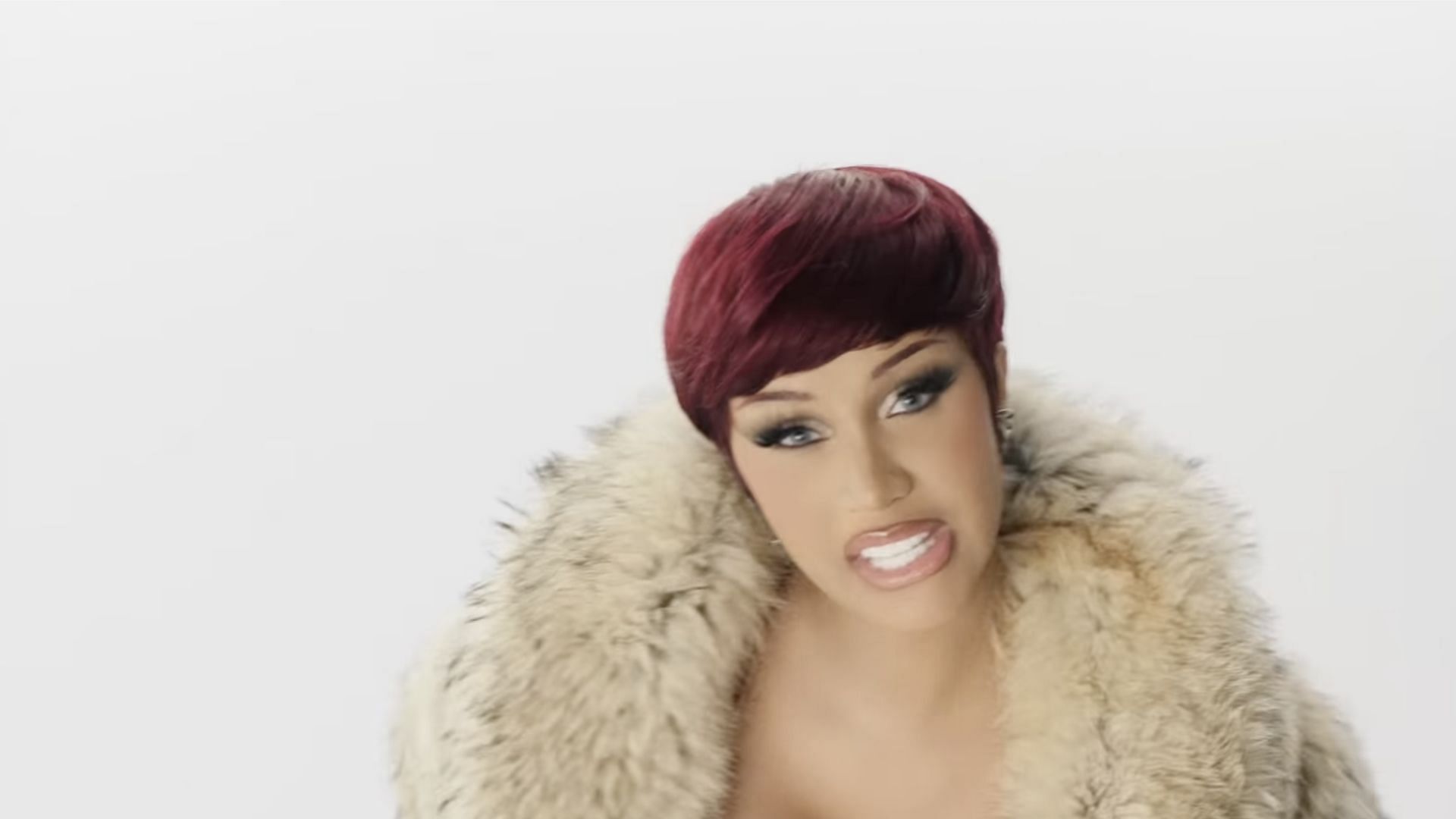 Cardi B performing in the music video for her new single &#039;Enough (Miami)&#039; which released on March 15, 2024 (Image via YouTube/@cardib)