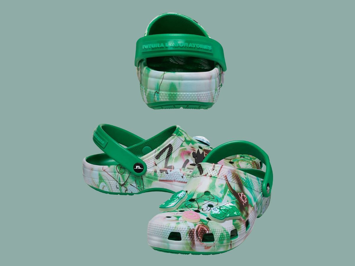 Futura Laboratories x Crocs Limited Edition Collaboration (Image via Twitter/@KicksFinder)