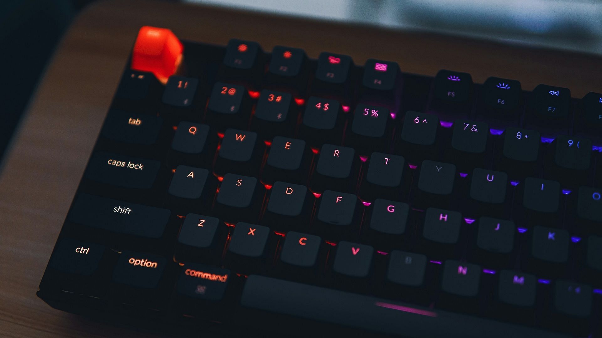 Mechanical keyboard with RGB