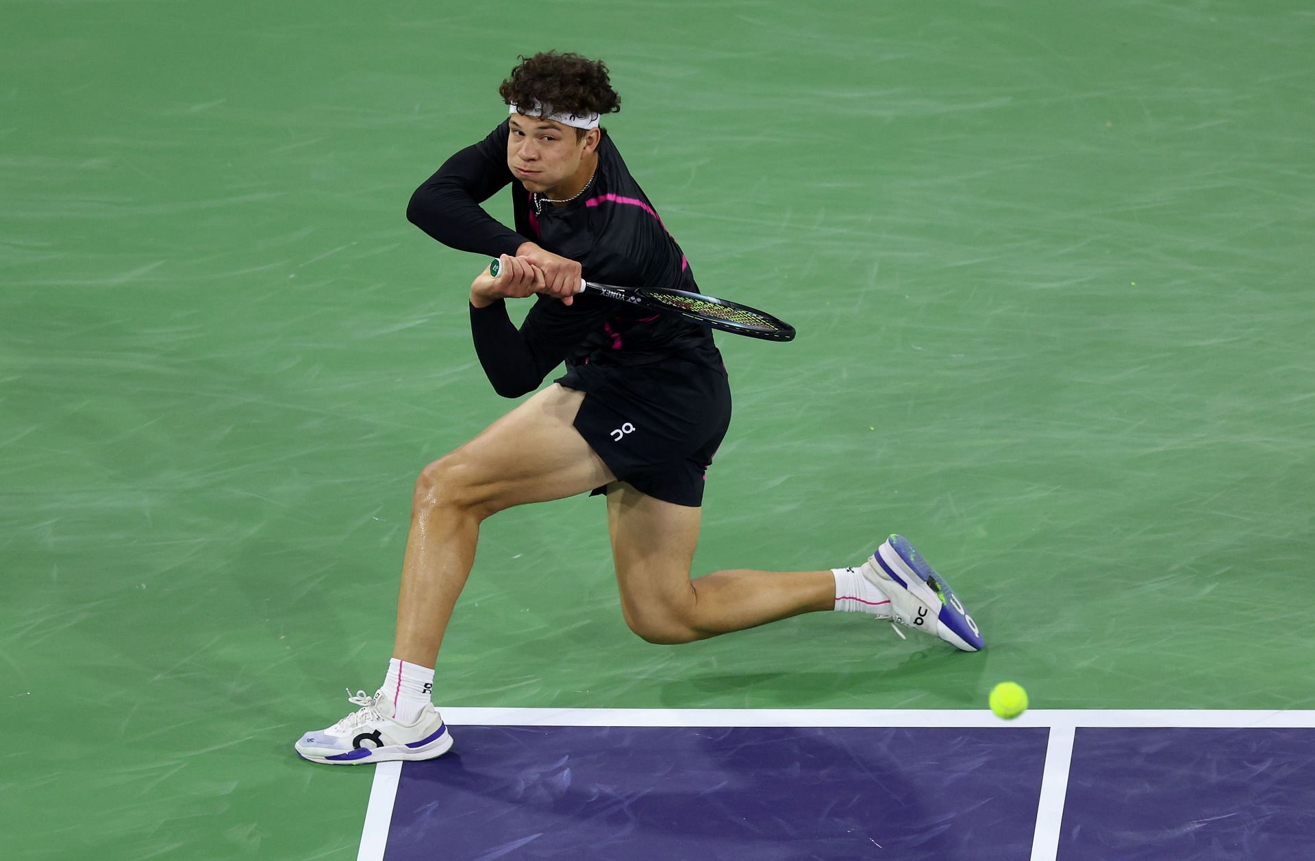 Shelton at the BNP Paribas Open 2024.