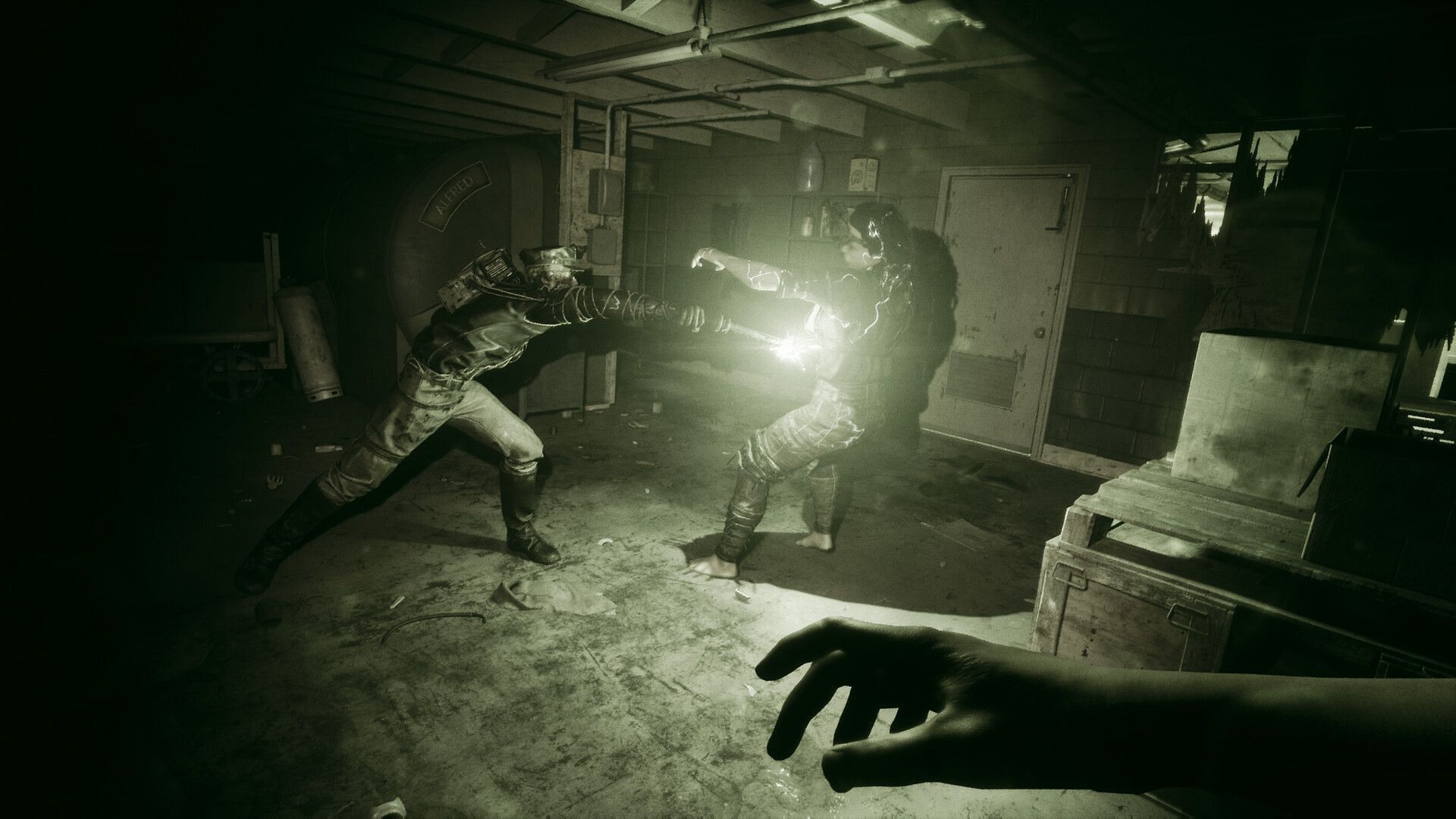 Reflective surfaces are the only aspect to receive ray tracing in The Outlast Trials (Image via Red Barrels)
