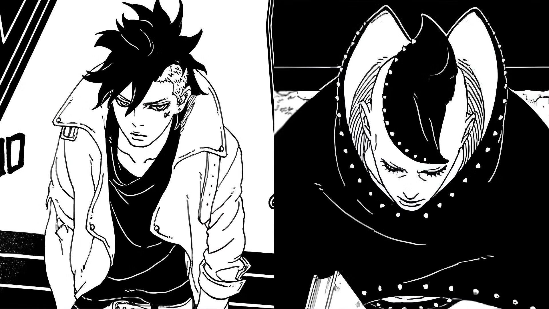 Kawaki and Jura have been connected in the series and the fandom (Image via Shueisha).