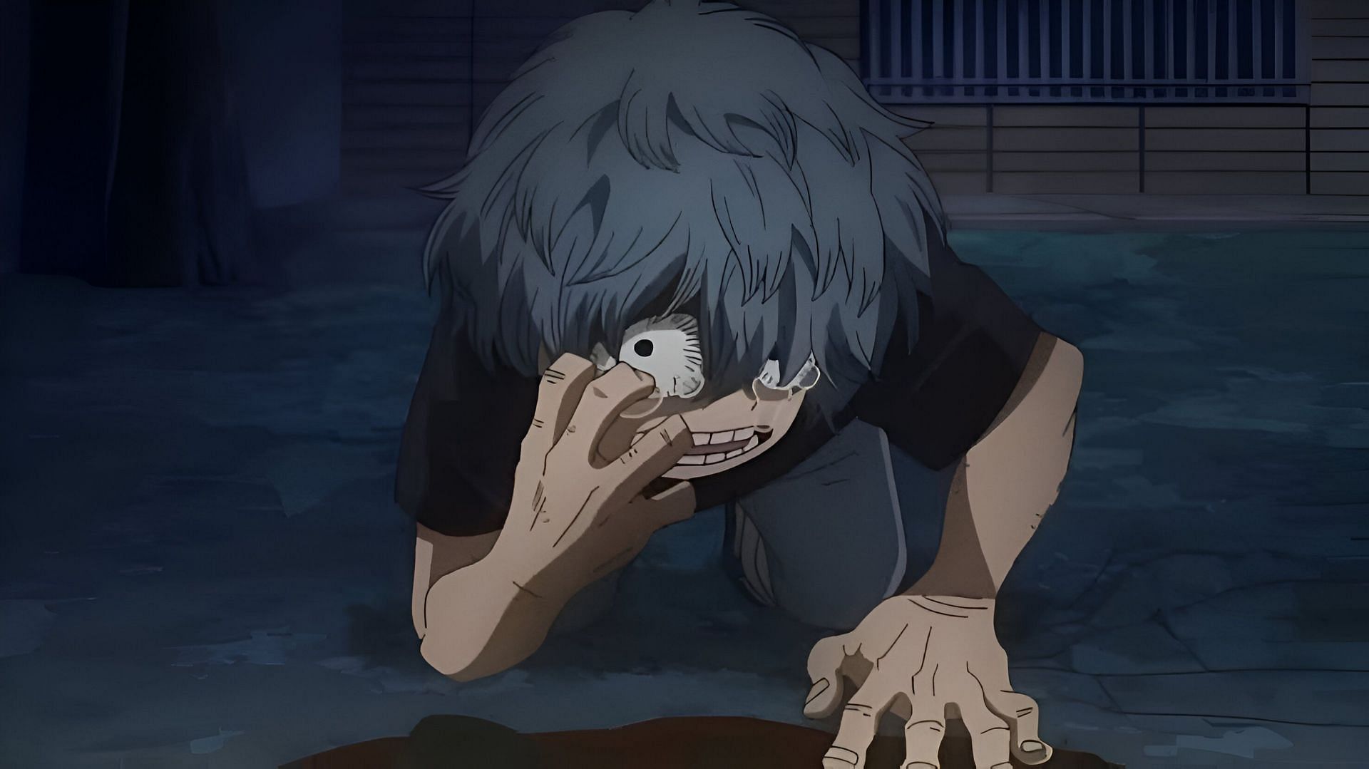 Shigaraki as seen in the anime (Image via Bones)