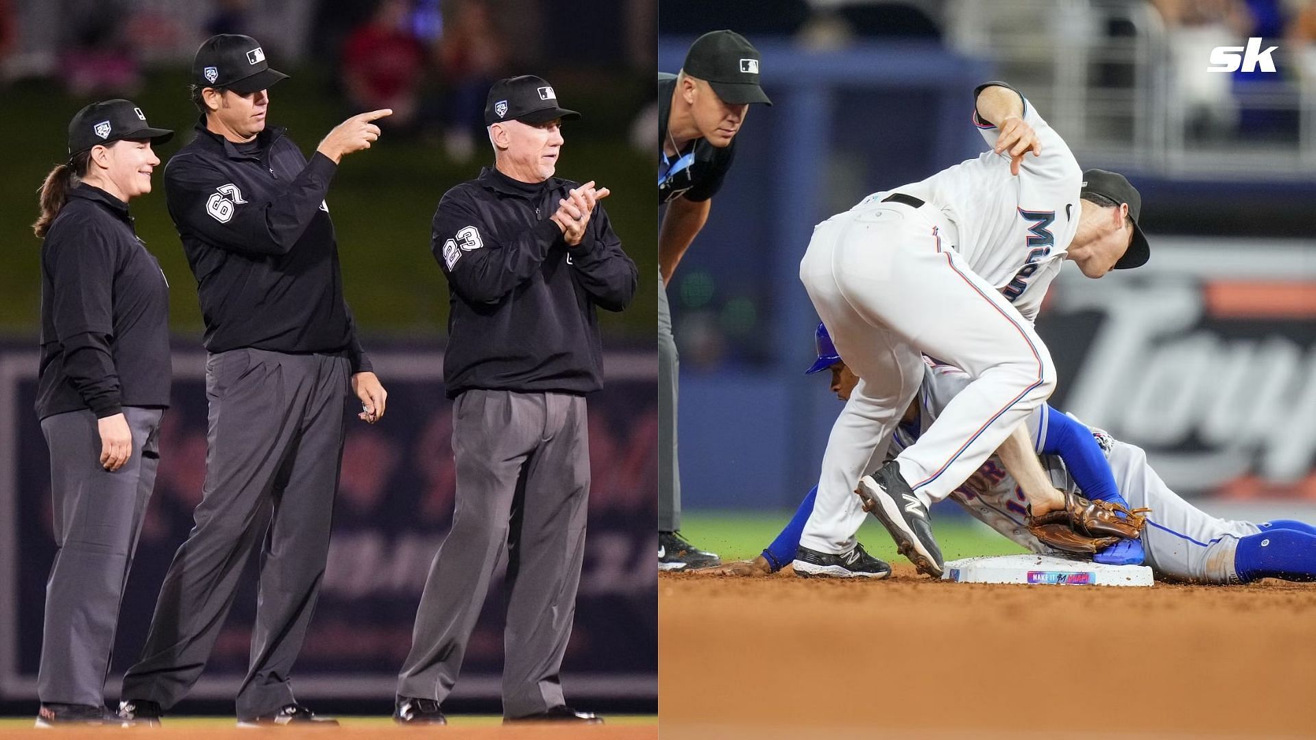 MLB Umpires Spring Training - Marlins vs Mets