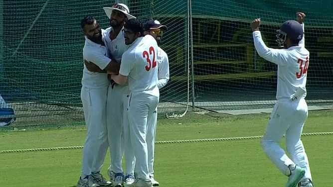 Ranji Trophy 2024 semifinal 1: Vidarbha four wickets away from booking final berth; MP need 93 runs