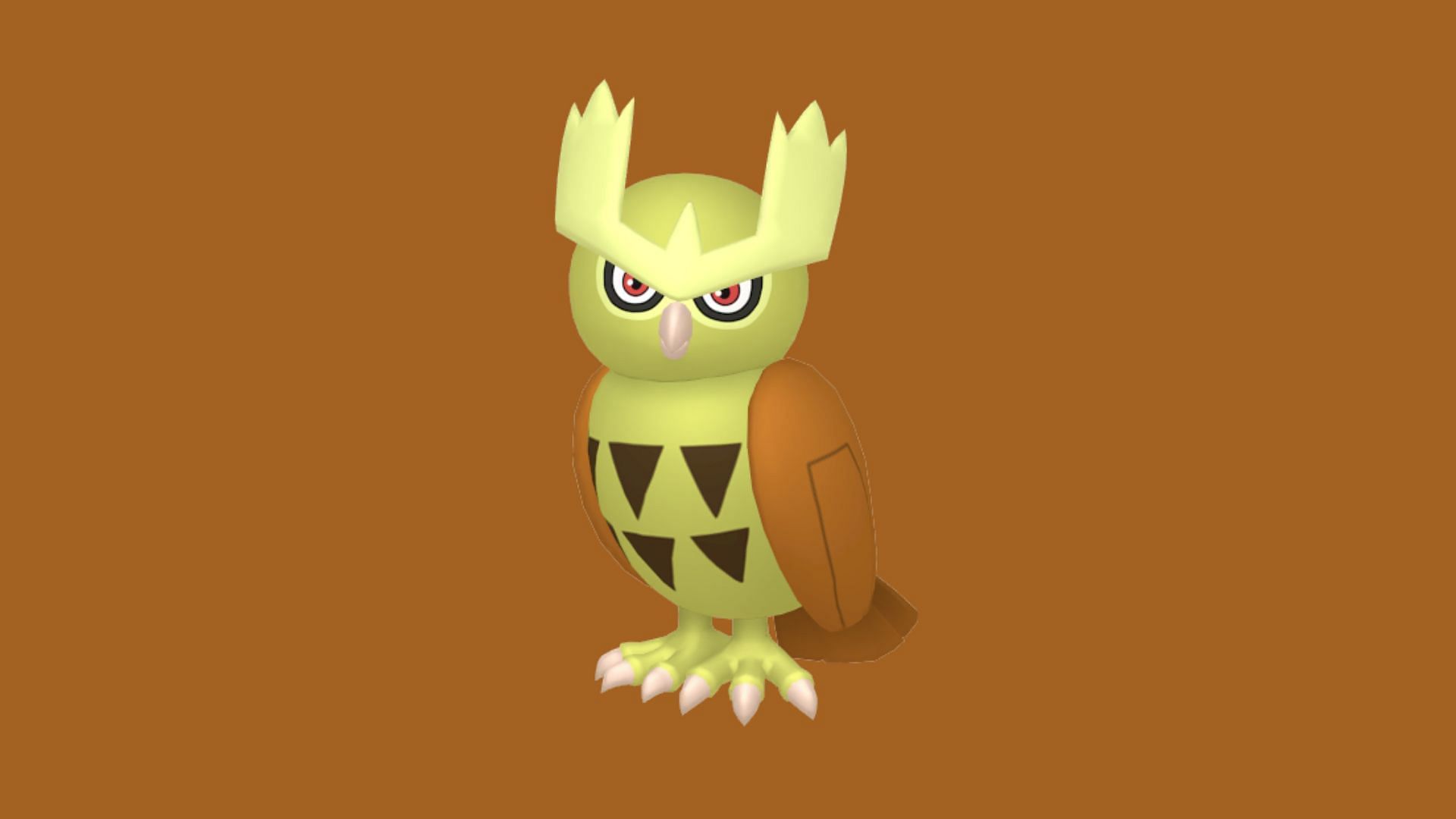 Shiny Noctowl in the game (Image via The Pokemon Company)