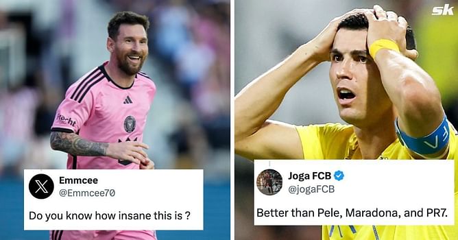 “Better than Pele, Maradona and PR7” - Fans salute Lionel Messi as he beats Cristiano Ronaldo to milestone after 5-0 Inter Miami win