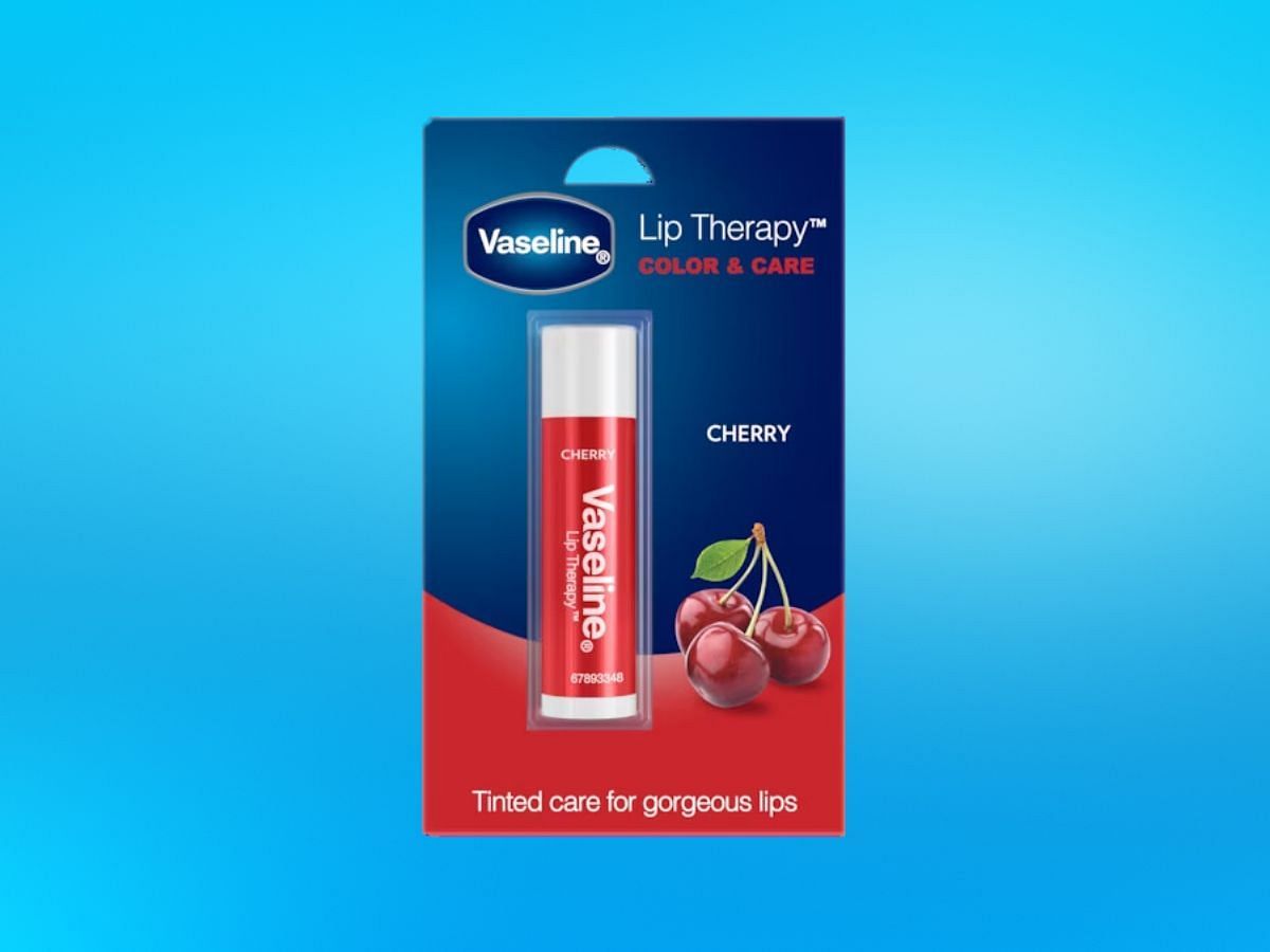 Vaseline lip therapy color and care - Cherry (Image via Vaseline)