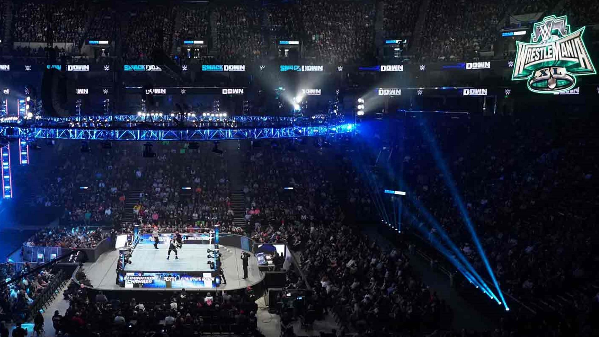 The WWE Universe packs the arena for a live SmackDown