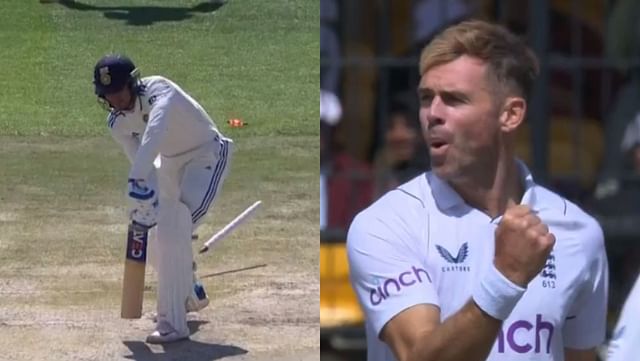 [Watch] James Anderson's jaffa sends Shubman Gill's off-stump flying ...