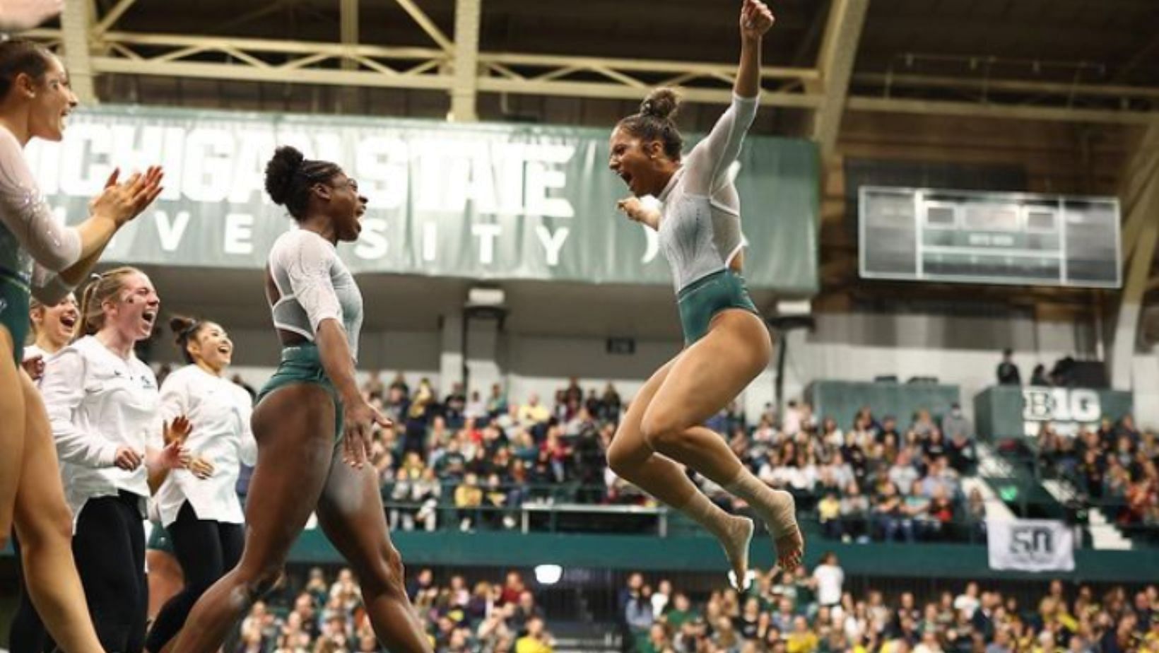 Michigan State out up a fantastic performances in week 10 of Big Ten Gymnastics 