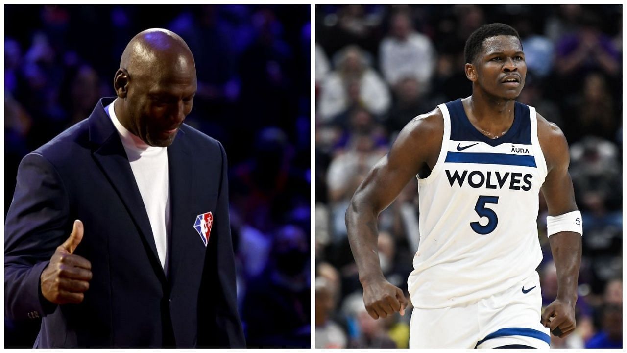 NBA Insider says that Michael Jordan sees his similarities with Anthony Edwards