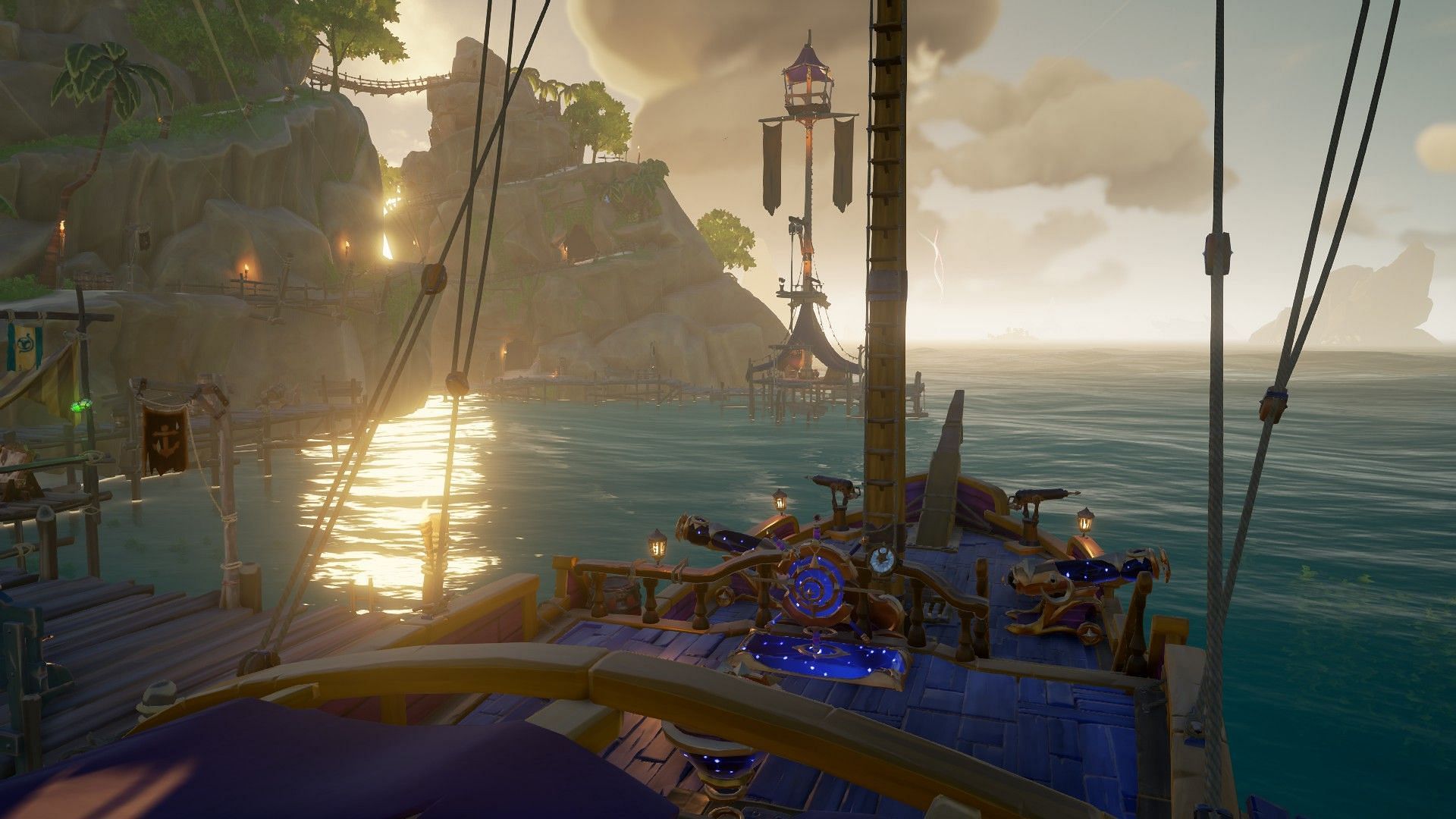Players need a captained ship to purchase Captain&#039;s Supplies in Sea of Thieves (Image via Rare)