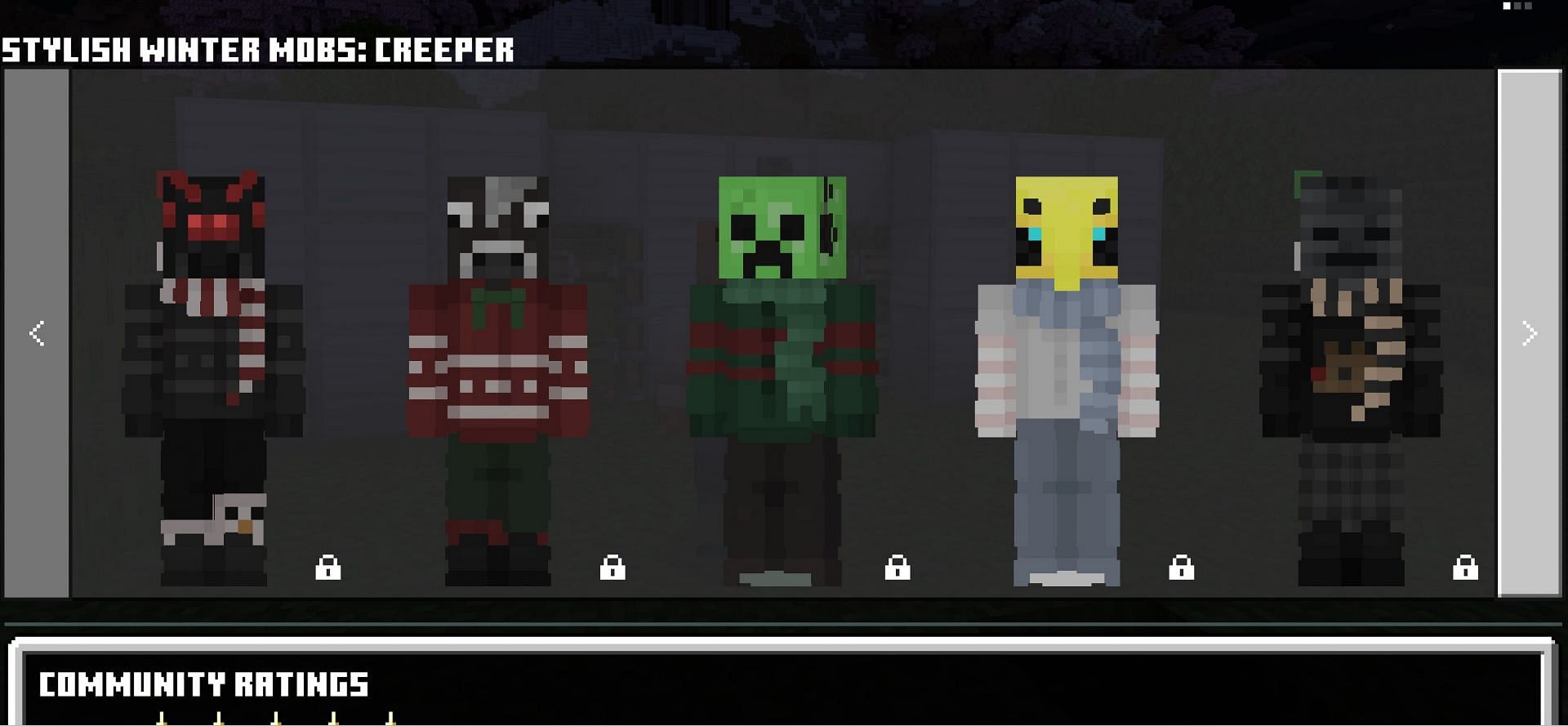 These skins are as cozy as they are adorable. (Image via Mojang)