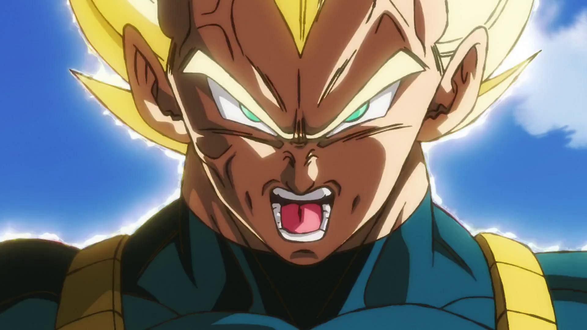 Vegeta as seen in Dragon Ball Super (Image via Toei Animation)